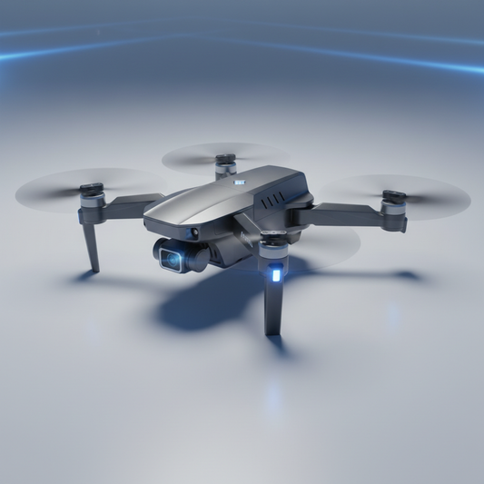 Zwarte Veltrixgames E88 Pro 4K WiFi drone met camera en gestileerde ontwerp op witte achtergrond