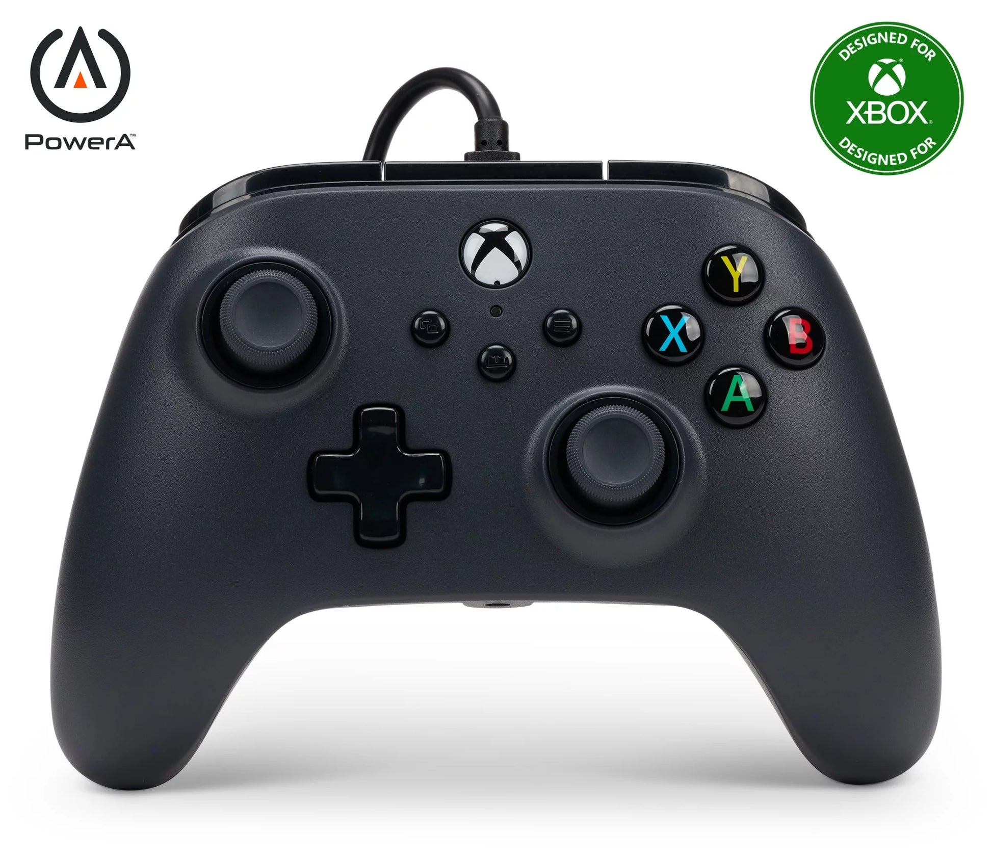 Zwarte bedrade Xbox Series X|S-controller van Veltrixgames met ergonomisch ontwerp en intuïtieve knoppen.