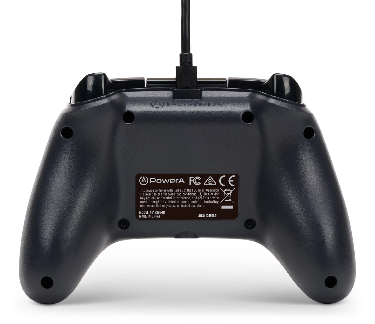Zwarte bedrade Xbox Series X|S controller van Veltrixgames met ergonomisch ontwerp en uitgebreide knoppen.
