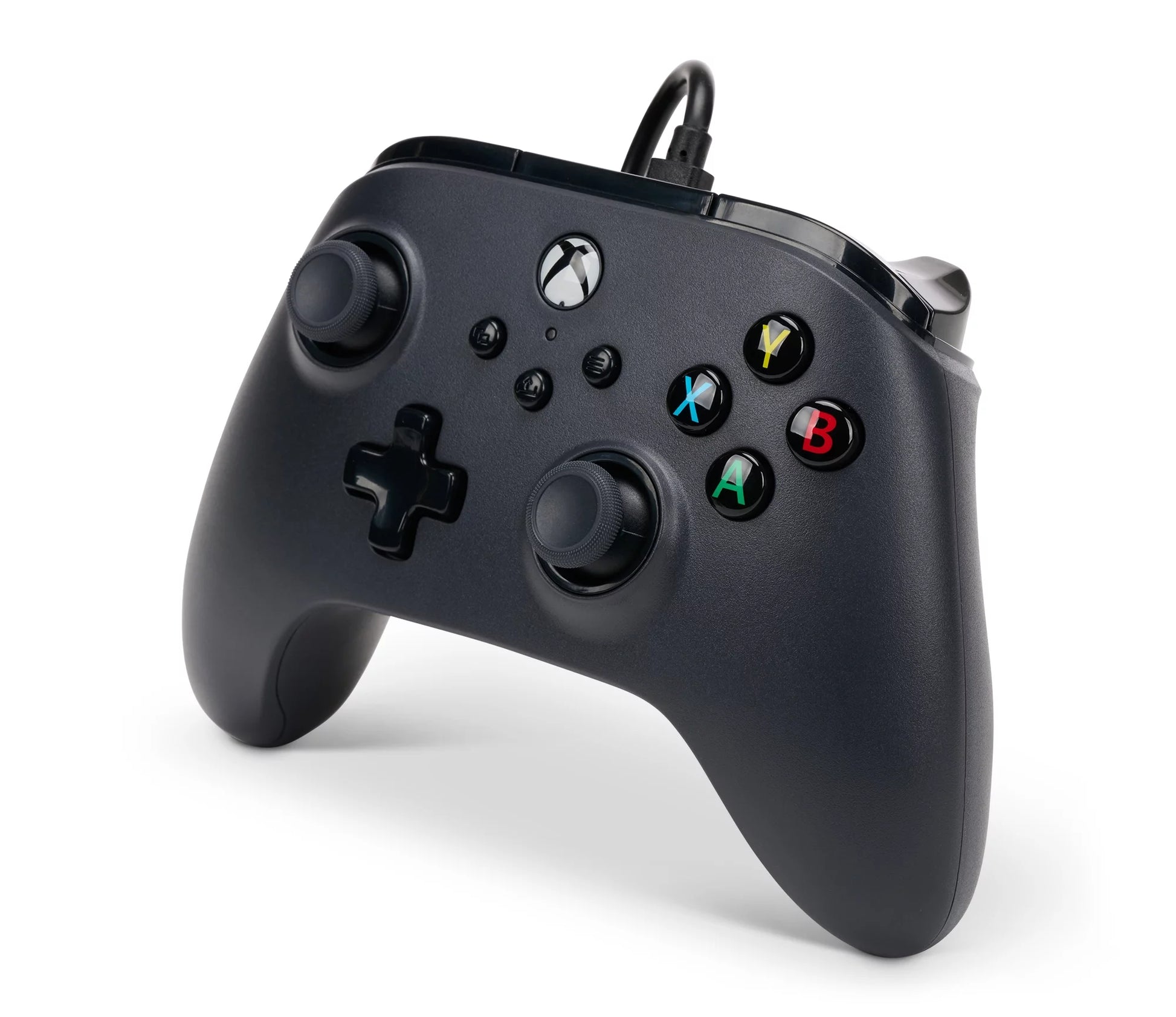 Wired Xbox Series X|S controller van Veltrixgames in zwart, met bedrade kabel en ergonomisch ontwerp voor gaming.